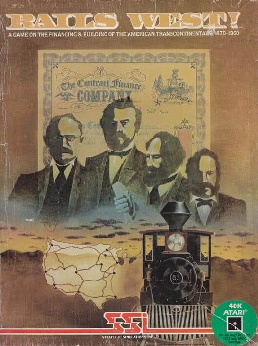 Rails West for Atari 400 game image