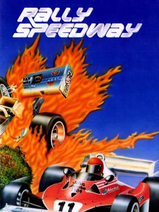 Rally Speedway for Atari 400 game image