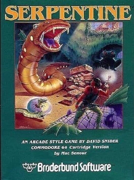 Serpentine for Atari 400 game image