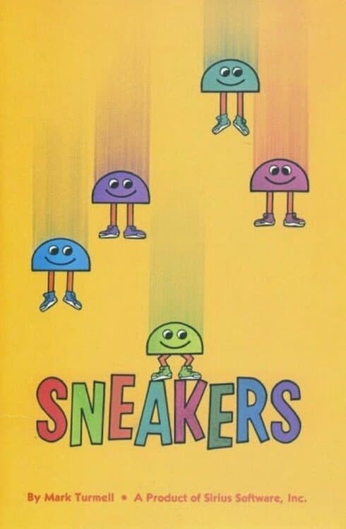 Sneakers for Atari 400 game image