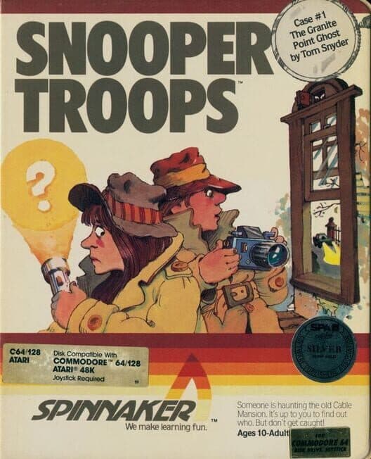 Snooper Troops for Atari 400 game image