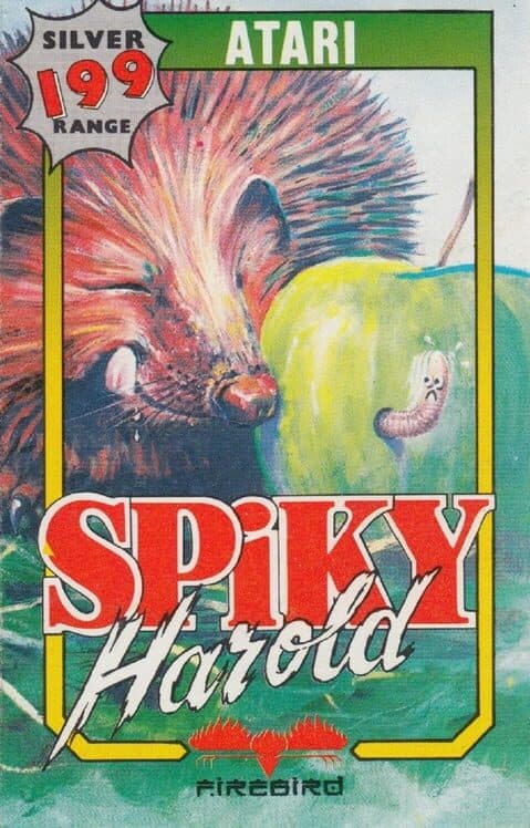 Spiky Harold for Atari 400 game image