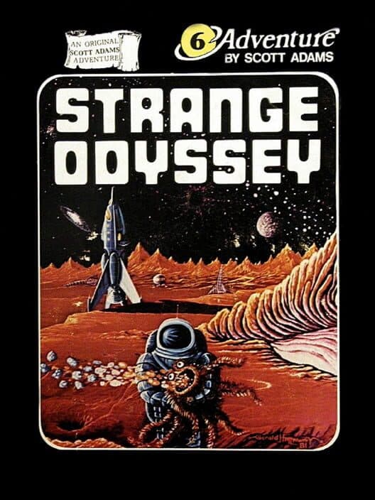 Strange Odyssey for Atari 400 game image