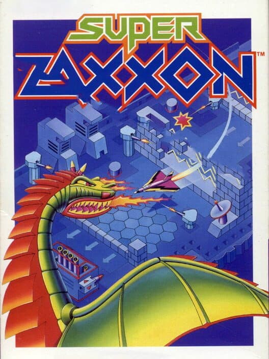 Super Zaxxon for Atari 400 game image