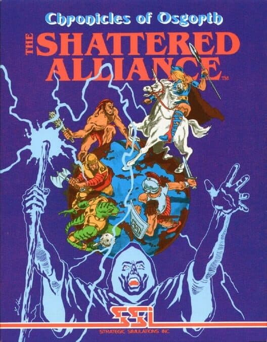 The Shattered Alliance for Atari 400 game image