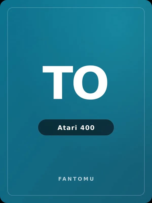Topper for Atari 400 game image