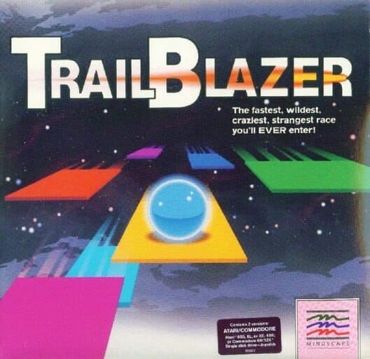 TrailBlazer for Atari 400 game image