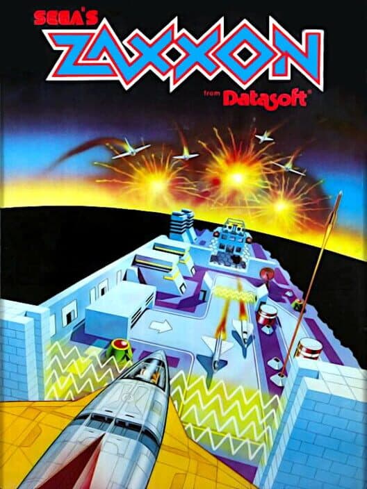 Zaxxon for Atari 400 game image