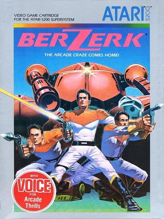 Berzerk for Atari 5200 game image
