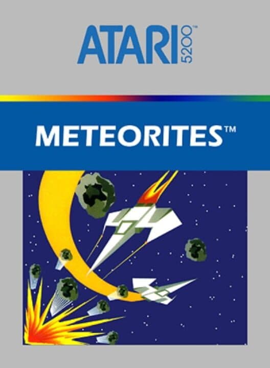 Meteorites for Atari 5200 game image