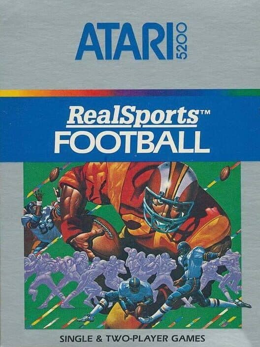 RealSports Football for Atari 5200 game image