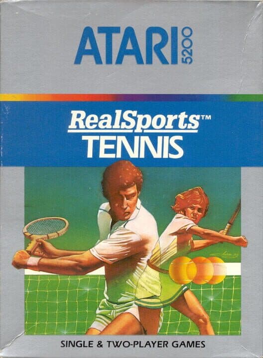 RealSports Tennis for Atari 5200 game image