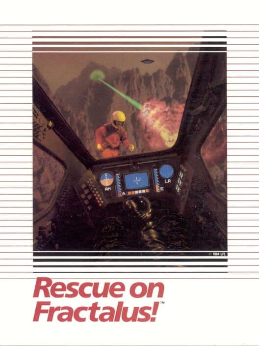 Rescue on Fractalus for Atari 5200 game image