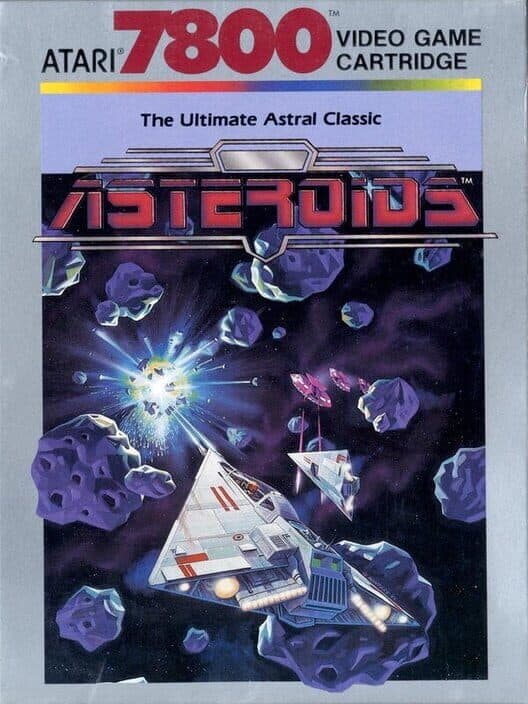 Asteroids for Atari 7800 game image