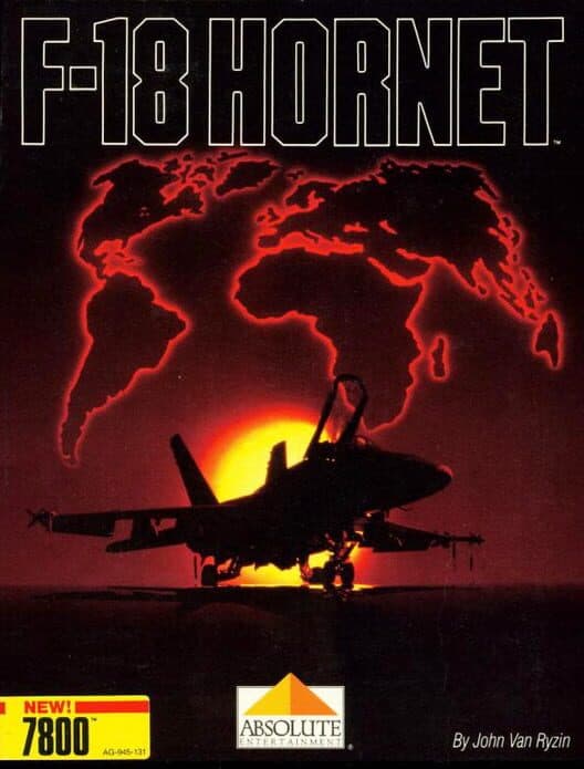 F-18 Hornet for Atari 7800 game image