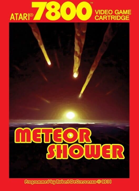 Meteor Shower [Homebrew] for Atari 7800 game image