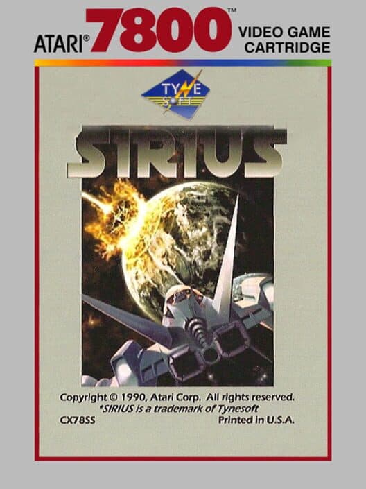 Sirius for Atari 7800 game image