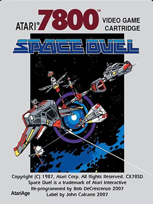 Space Duel [Homebrew] for Atari 7800 game image