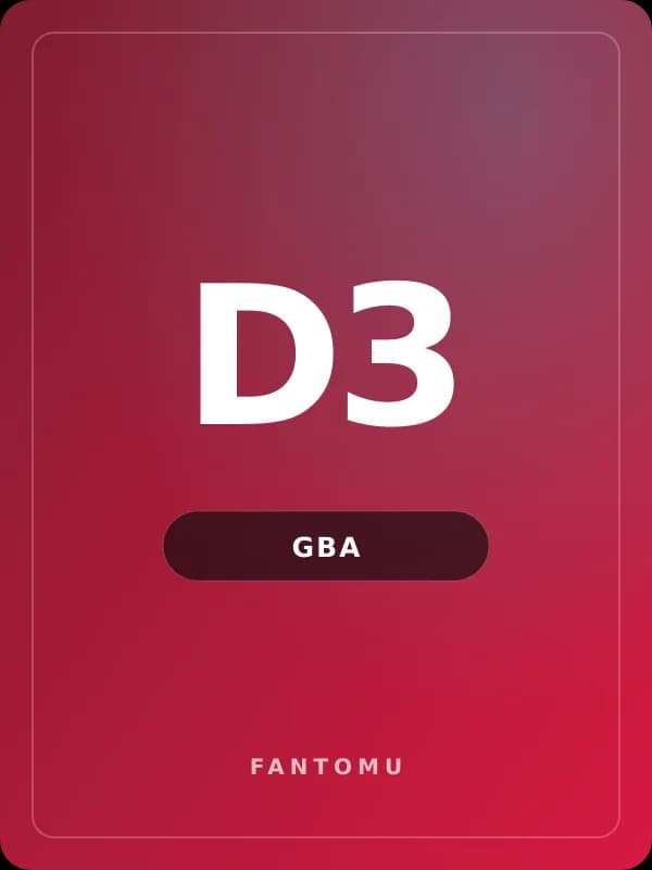 Driver 3 for GBA game image