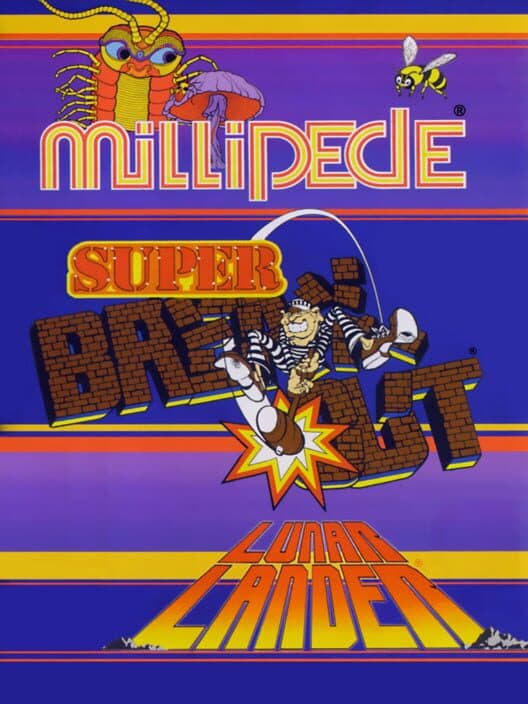Millipede / Super Breakout / Lunar Lander for GBA game image