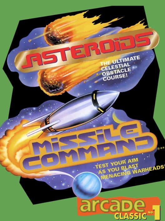 Arcade Classic: Asteroids and Missile Command for Game Boy game image