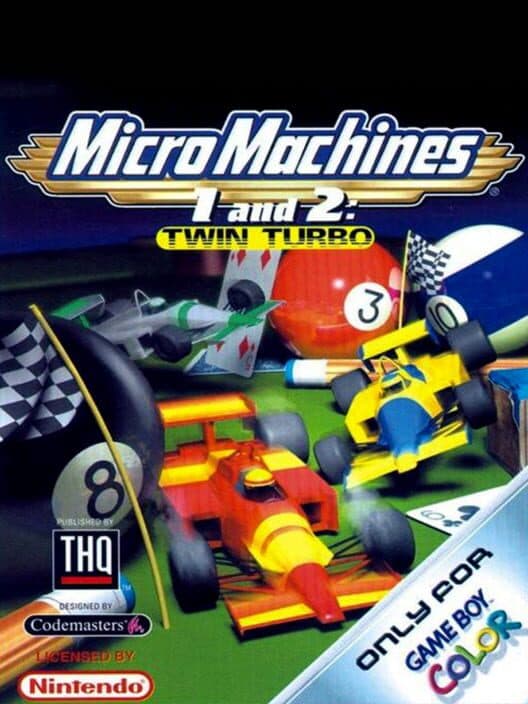 Micro Machines I and 2 Twin Turbo for Game Boy Color game image