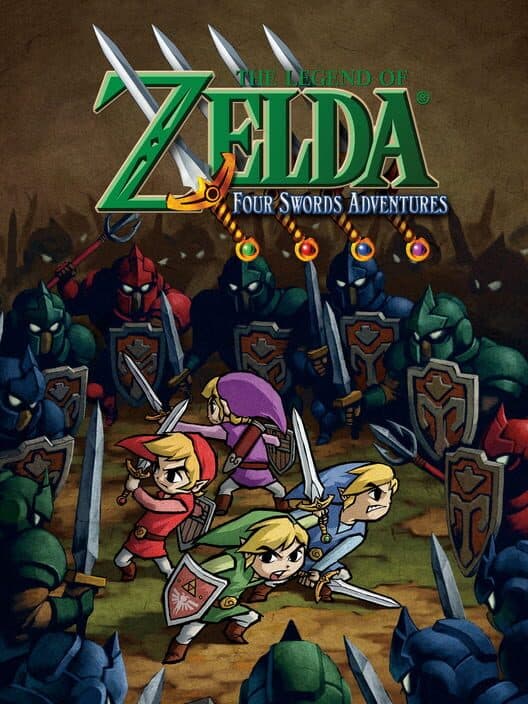 Zelda Four Swords Adventures for GameCube game image