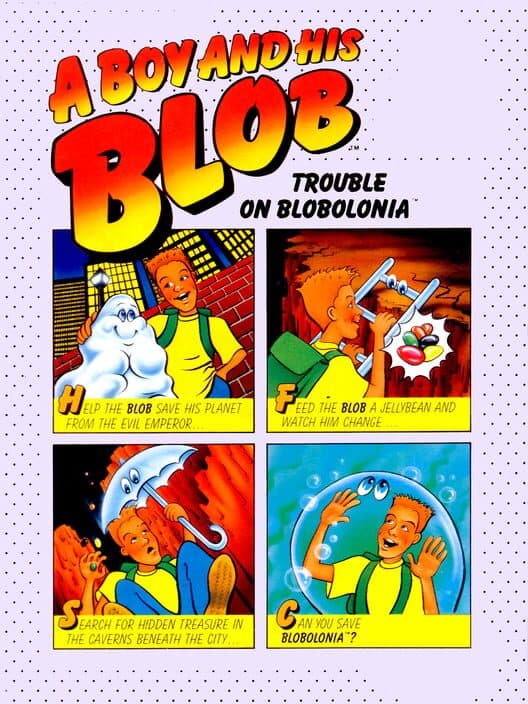 A Boy and His Blob Trouble on Blobolonia for NES game image