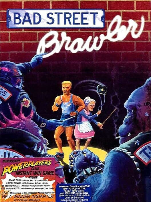 Bad Street Brawler for NES game image