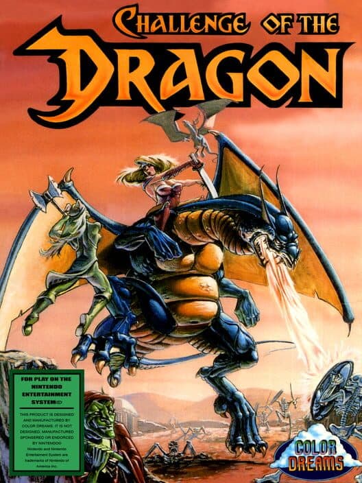 Challenge of the Dragon for NES game image