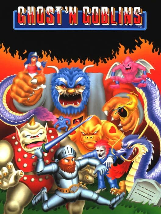 Ghosts 'n Goblins [5 Screw] for NES game image