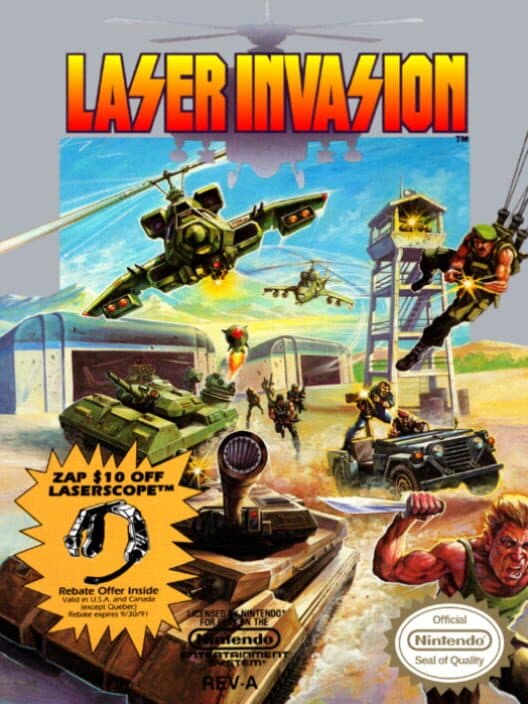 Laser Invasion for NES game image