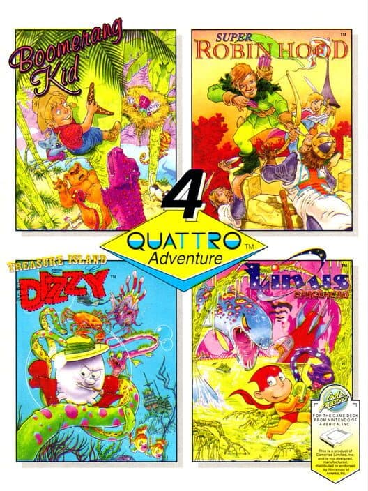 Quattro Adventure for NES game image