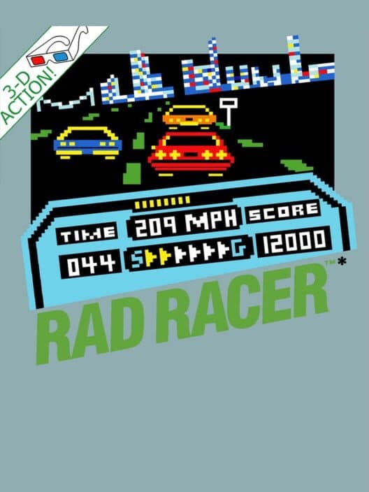 Rad Racer for NES game image
