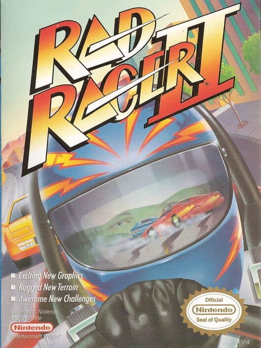 Rad Racer II for NES game image
