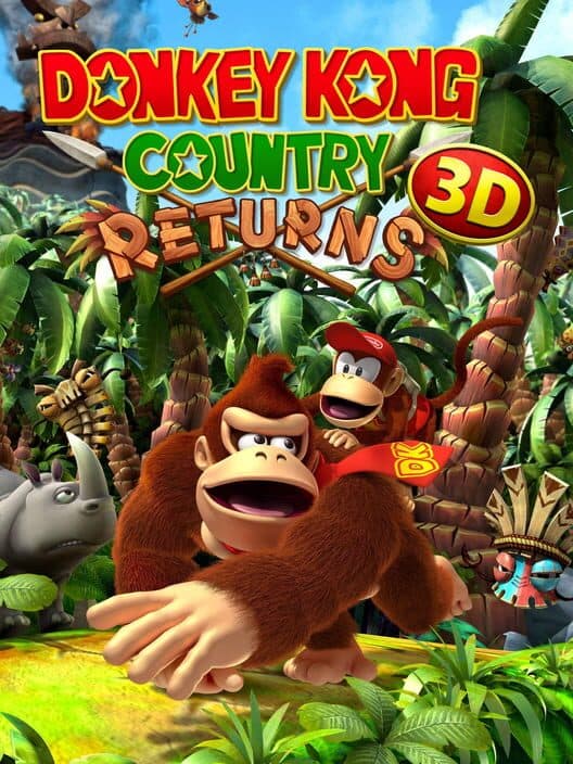 Donkey Kong Country Returns 3D for 3DS game image