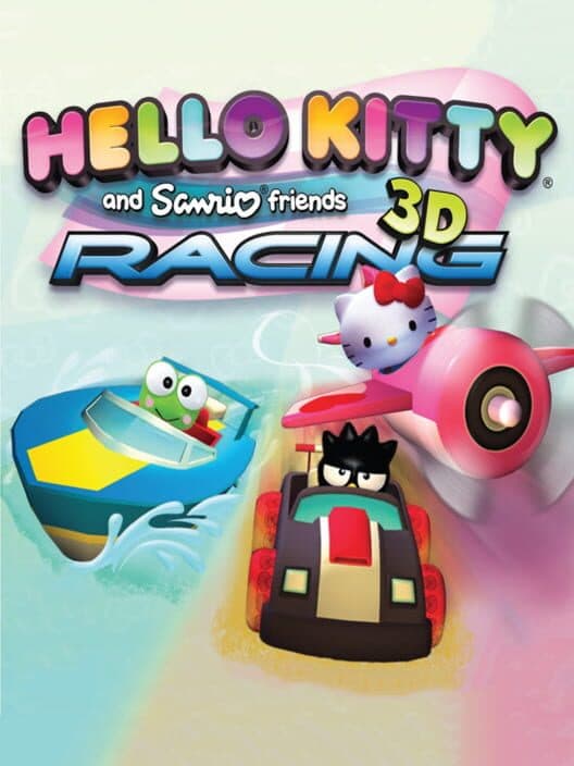 Hello Kitty and Sanrio Friends 3D Racing for 3DS game image