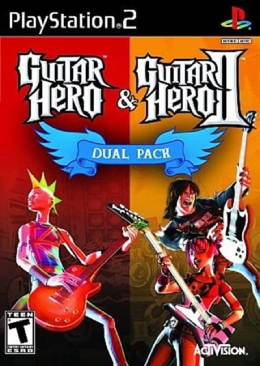 Guitar Hero & Guitar Hero 2 Dual Pack for PS2 game image