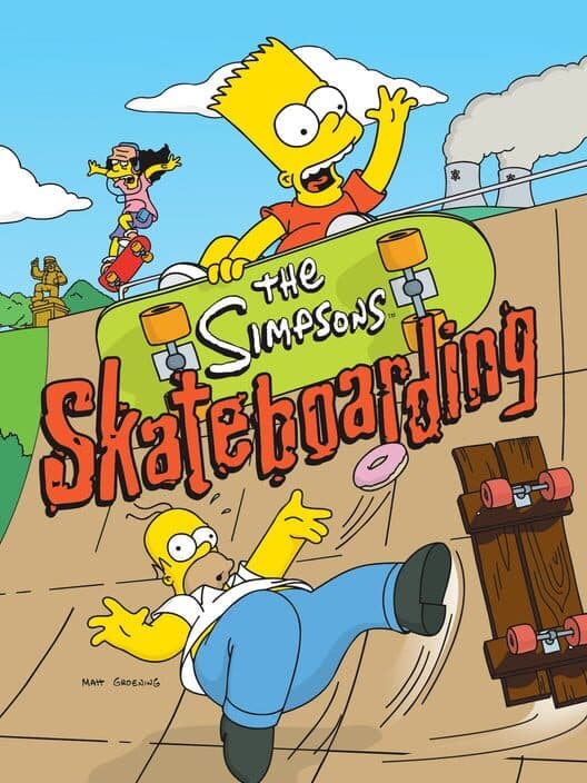 The Simpsons Skateboarding for PS2 game image