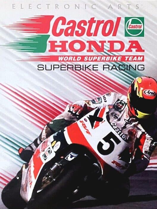 Castrol Honda Superbike Racing for PS1 game image