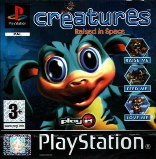 Creatures Raised In Space for PS1 game image
