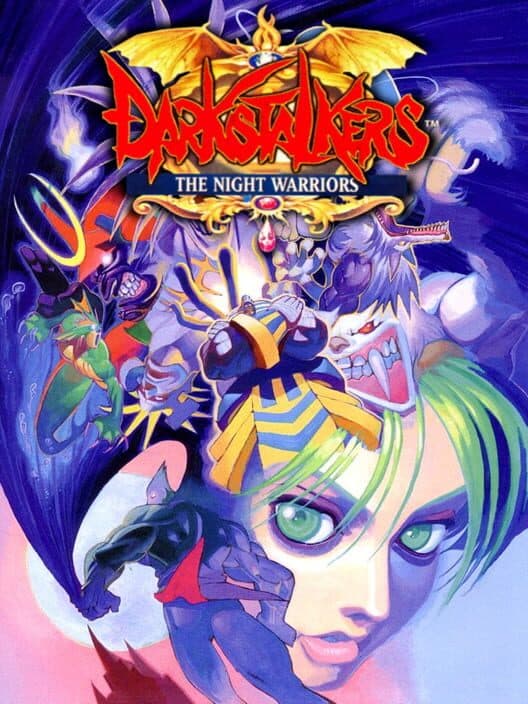Darkstalkers The Night Warriors for PS1 game image