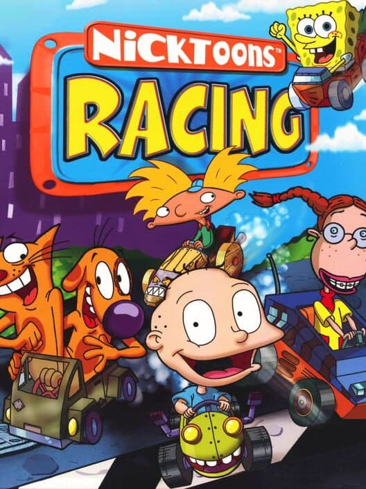 Nicktoons Racing for PS1 game image