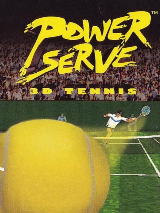 Power Serve Tennis for PS1 game image