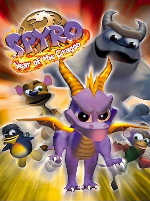 Spyro Year of the Dragon for PS1 game image