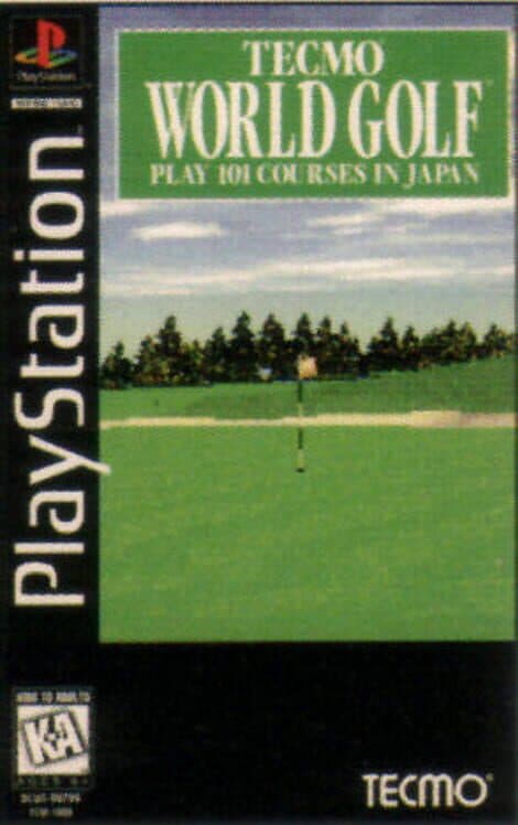 Tecmo World Golf for PS1 game image
