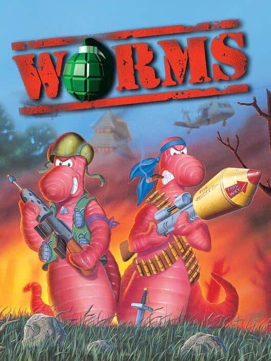 Worms for PS1 game image