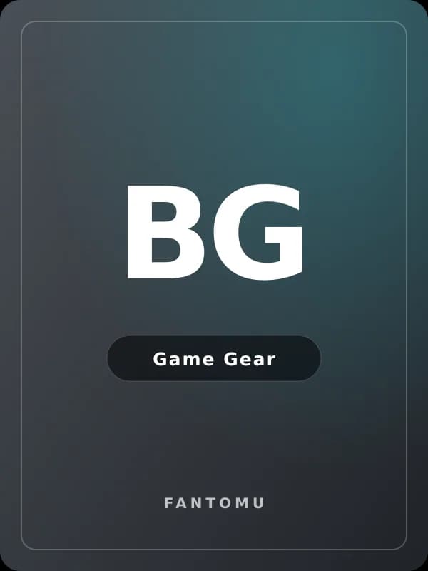 Blue Sega Game Gear for Game Gear game image