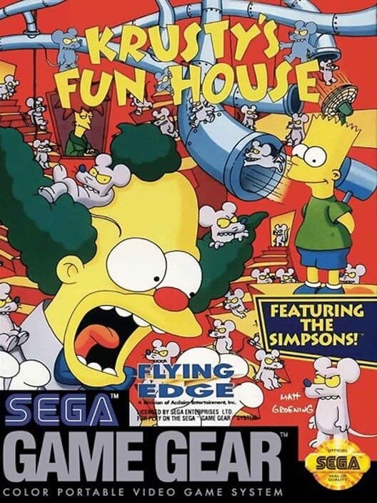 Krusty's Fun House for Game Gear game image