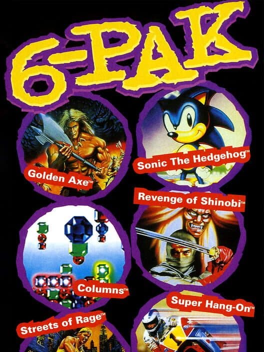 6-Pak for Sega Genesis game image